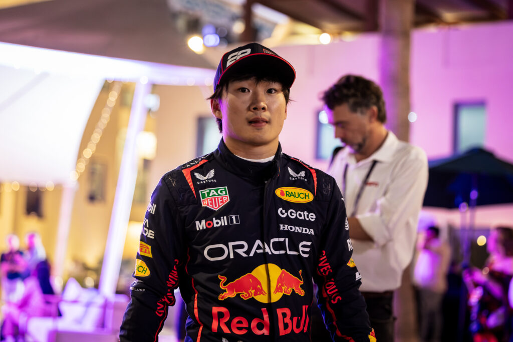 Yuki Tsunoda of Red Bull at the 2025 F1 Abu Dhabi Grand Prix