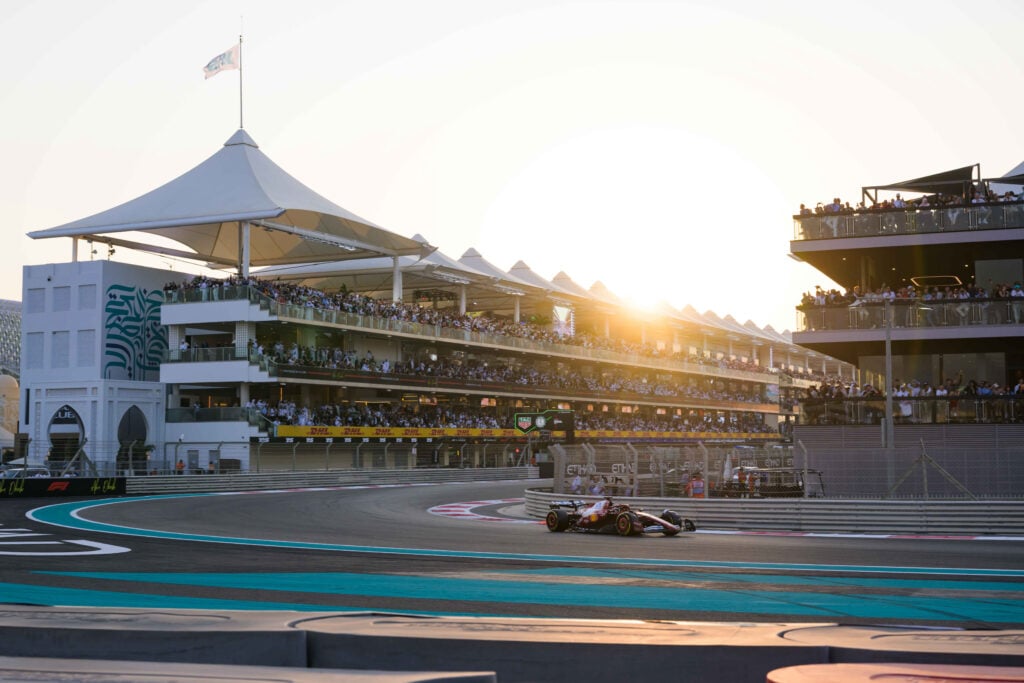 Ferrari driver Charles Leclerc on track during the 2025 F1 Abu Dhabi Grand Prix