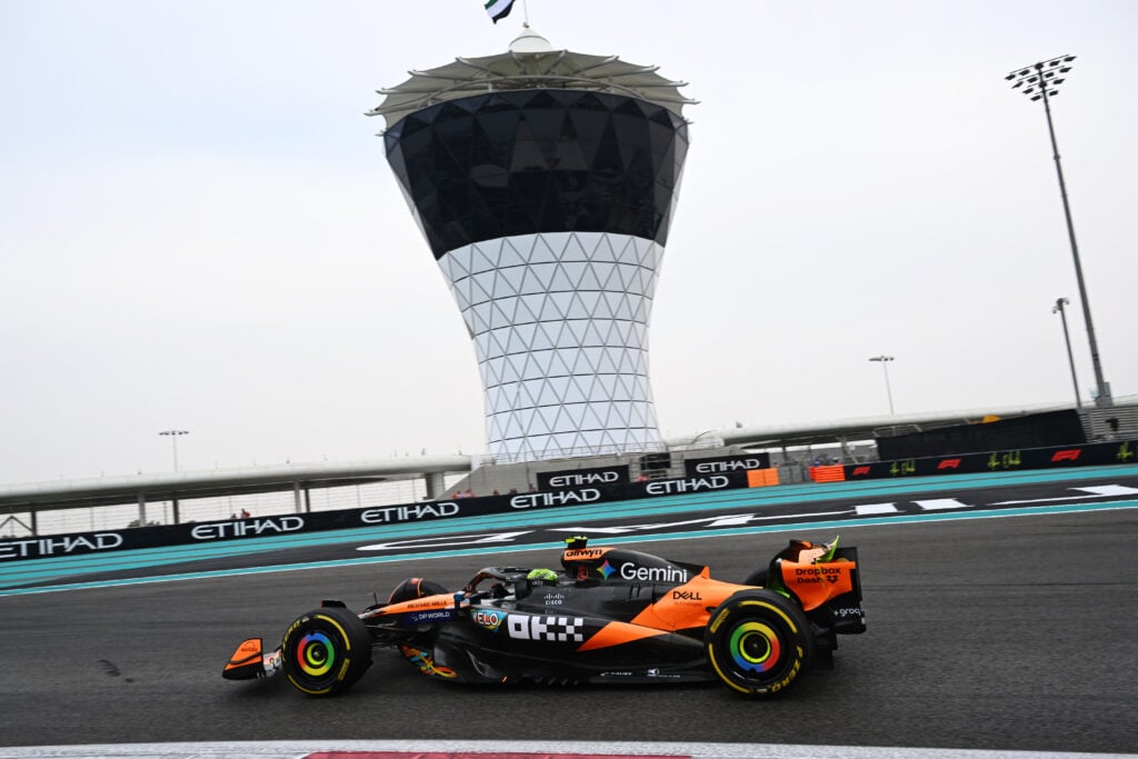 Lando Norris fastest in Abu Dhabi FP1 ahead of Max Verstappen as Oscar Piastri sidelined