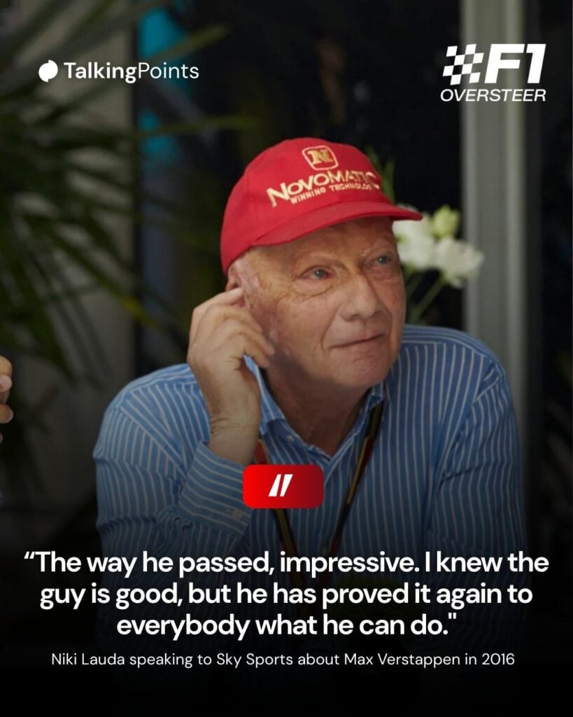Lewis Hamilton and Niki Lauda of Mercedes at the 2014 Malaysian Grand Prix