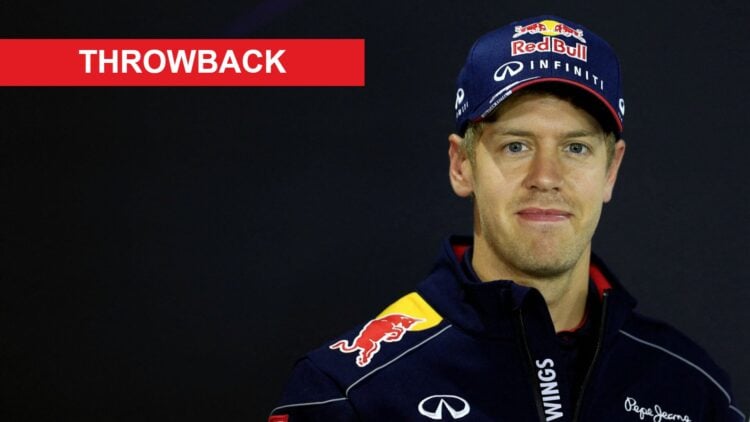 Sebastian Vettel of Red Bull at the 2013 German Grand Prix