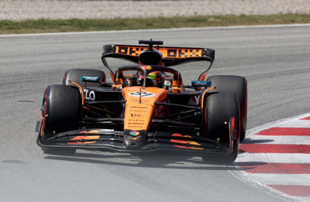 McLaren driver Oscar Piastri pictured during the 2025 Spanish Grand Prix