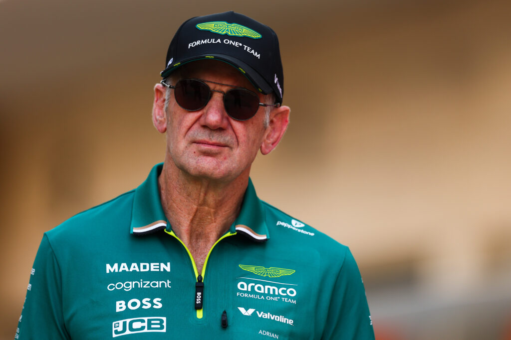 Adrian Newey of Aston Martin walks through the 2025 F1 Qatar Grand Prix paddock
