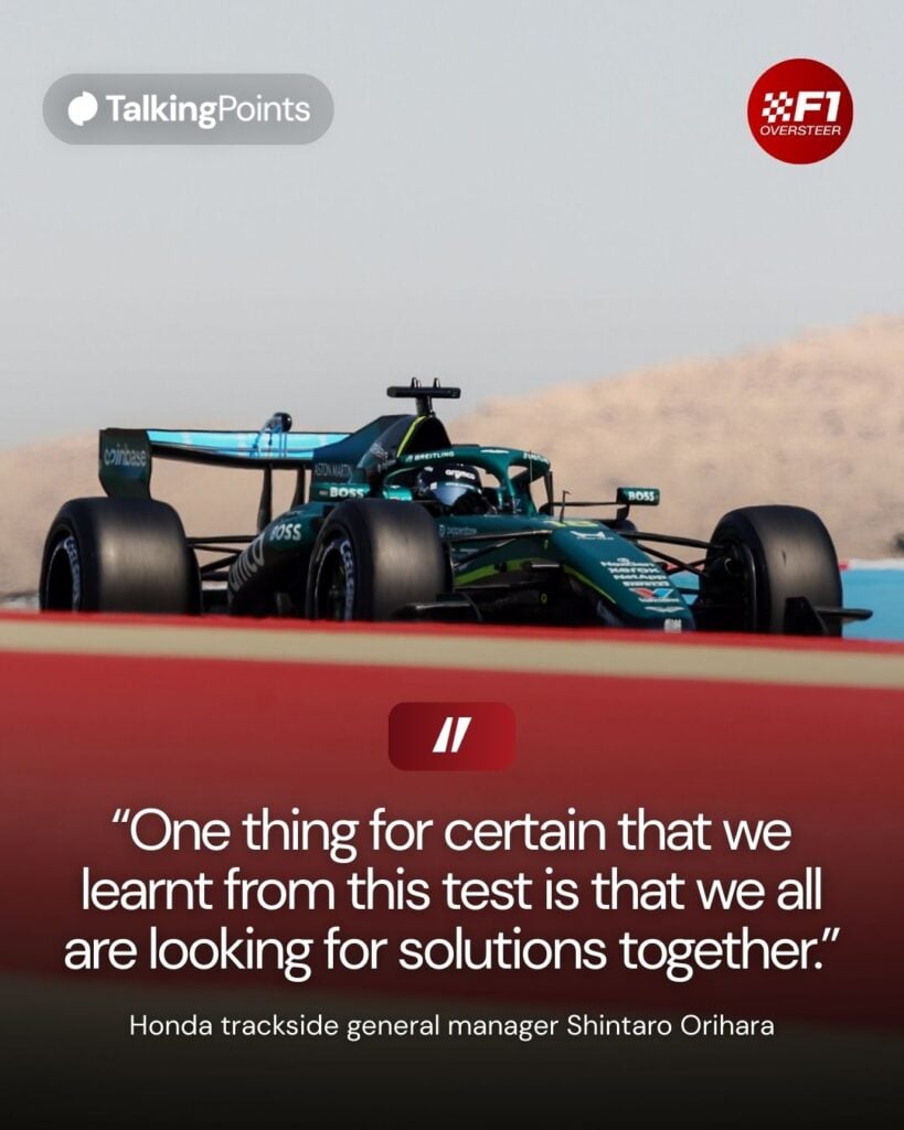 Aston Martin driver Lance Stroll on track during the 2026 F1 Bahrain pre-season test