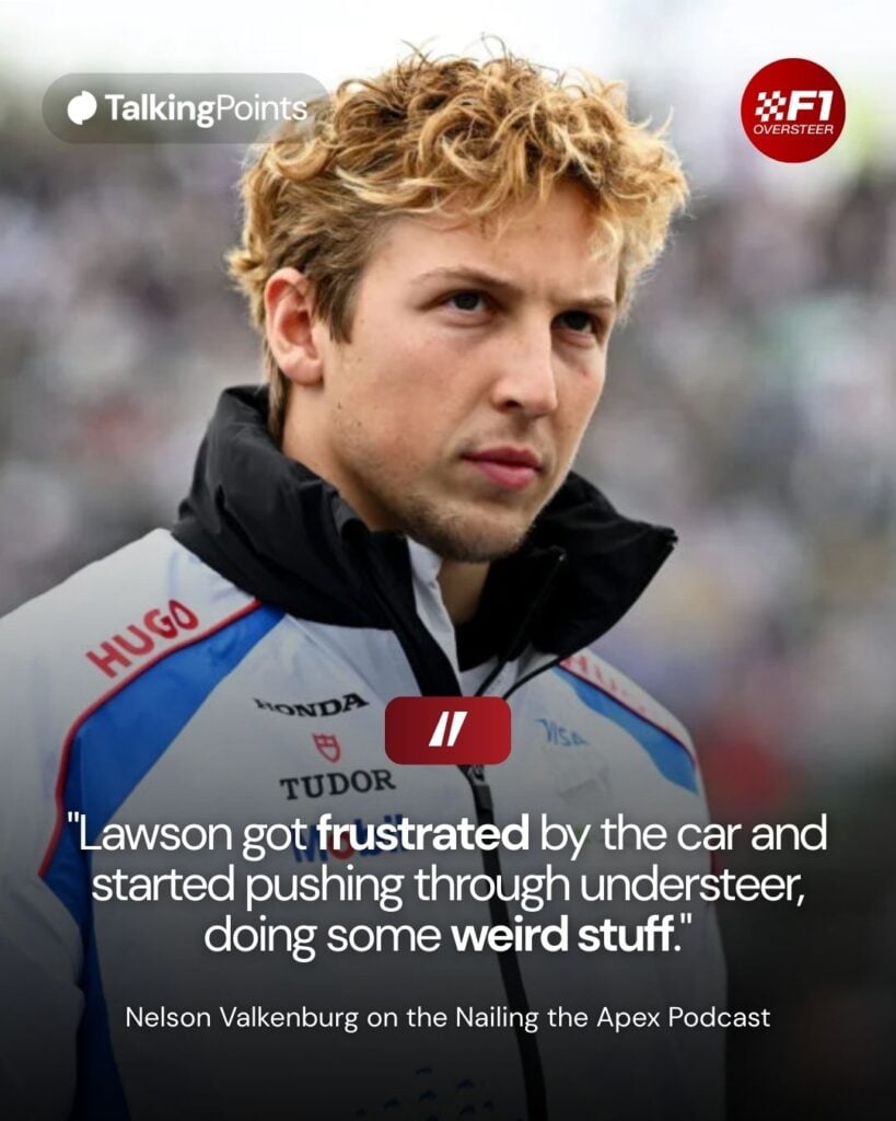 Racing Bulls driver Liam Lawson at the 2025 Formula 1 Japanese Grand Prix
