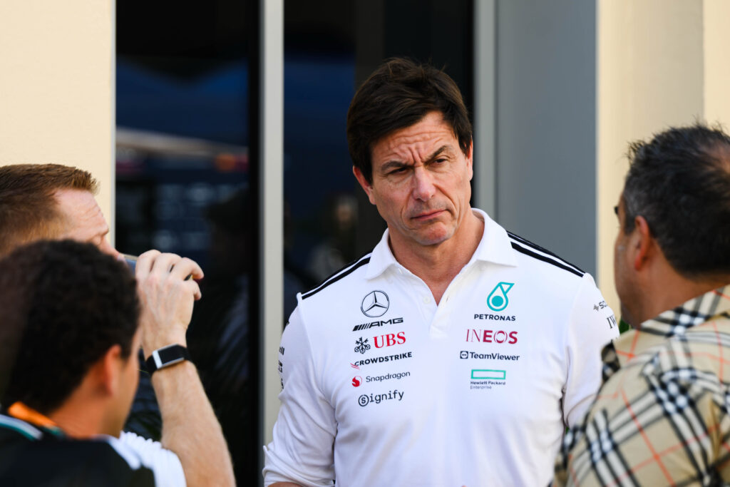Mercedes team principal Toto Wolff at the 2025 Abu Dhabi Grand Prix