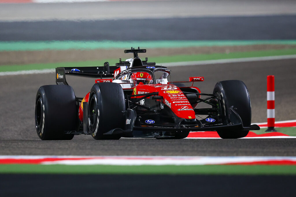 Ferrari driver Charles Leclerc at Formula 1 Testing in Bahrain - Day 2