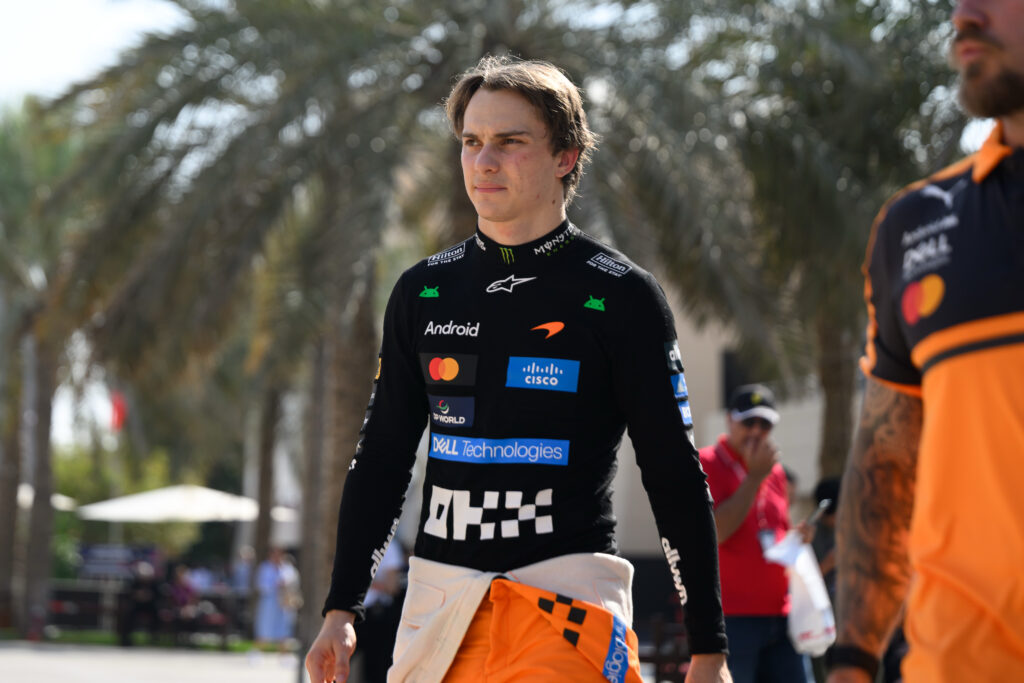 McLaren driver Oscar Piastri at Formula 1 Testing in Bahrain - Day 3