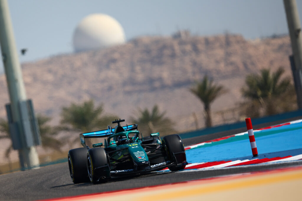 Aston Martin driver Lance Stroll taking part in Formula 1 Aramco Pre-Season Testing 1 2026