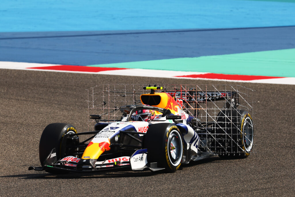 Racing Bulls driver Liam Lawson taking part in 2026 Bahrain pre-season testing