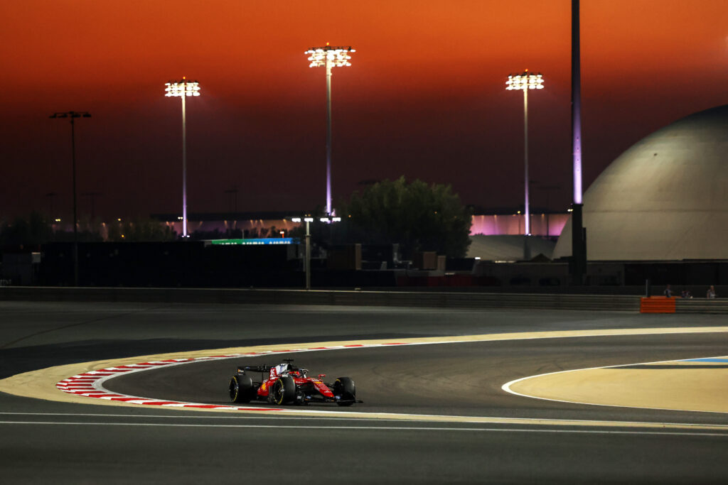 Ferrari driver Charles Leclerc on track during the final day of the 2026 F1 Bahrain pre-season test