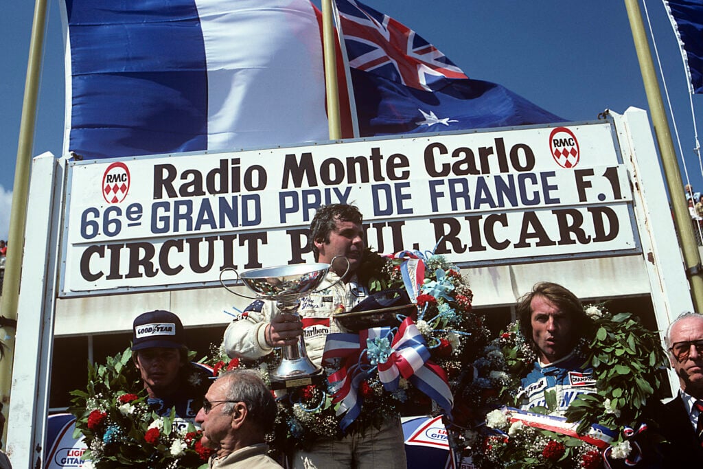 Alan Jones, Grand Prix Of France winner in 1980