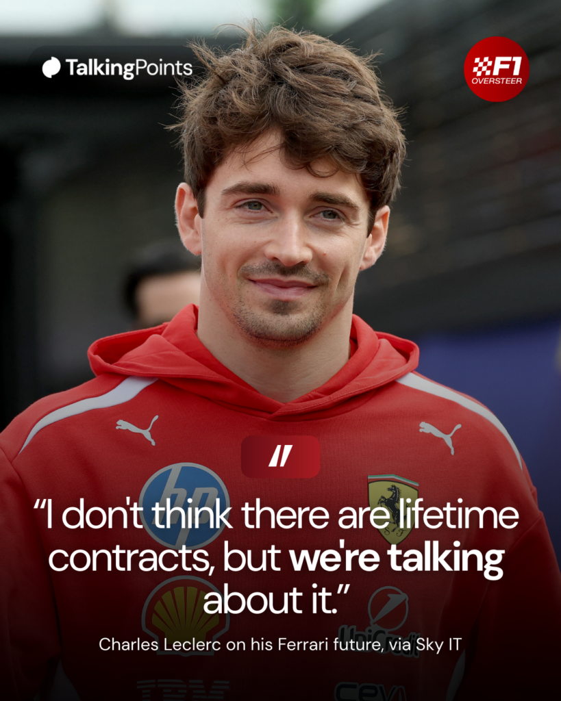 Charles Leclerc of Ferrari smiles at the Australian Grand Prix