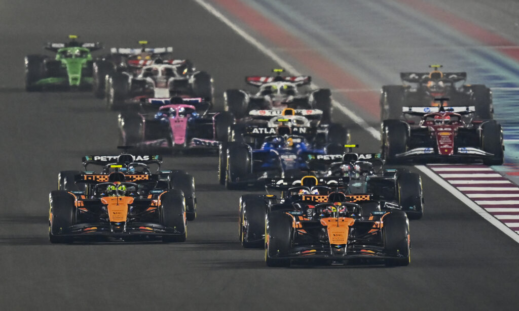 The start of the 2025 Qatar Grand Prix