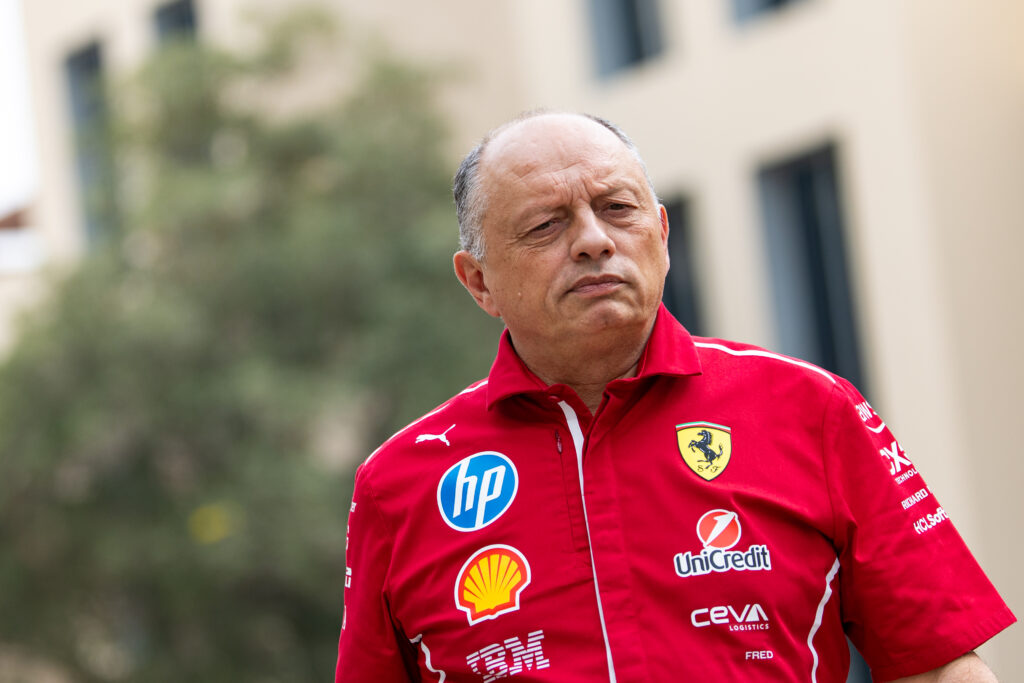 Ferrari team principal Fred Vasseur at the 2025 Abu Dhabi Grand Prix