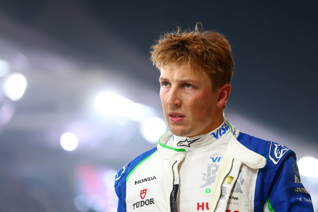 Racing Bulls driver Liam Lawson after qualifying at the 2025 Abu Dhabi Grand Prix
