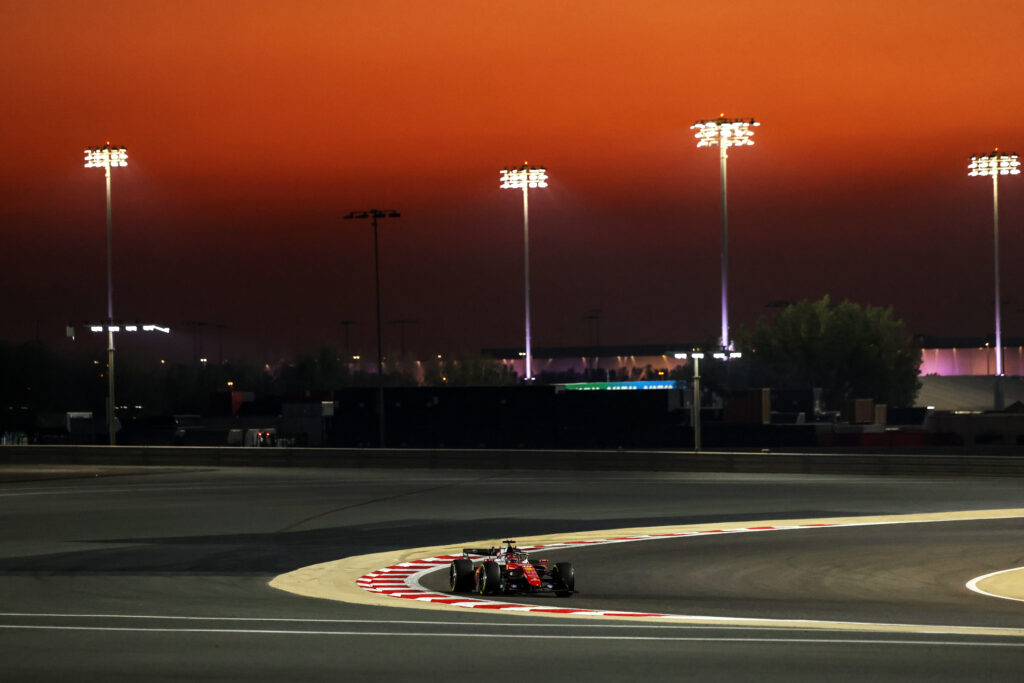 Ferrari driver Charles Leclerc during 2026 Bahrain pre-season testing