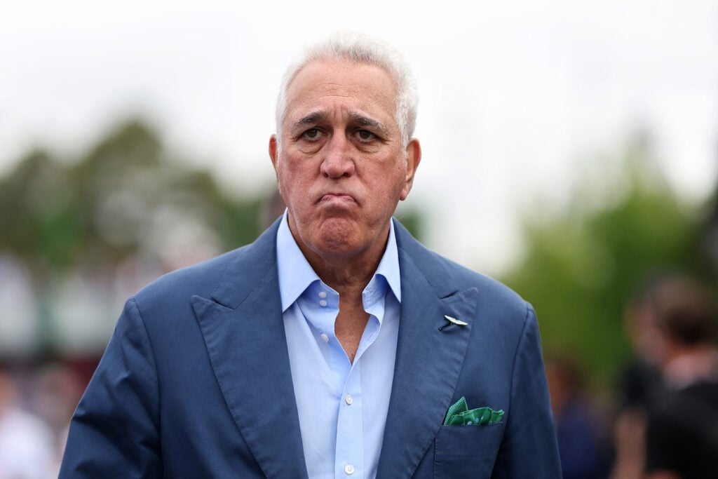 Aston Martin executive chairman Lawrence Stroll at the 2026 Formula 1 Australian Grand Prix