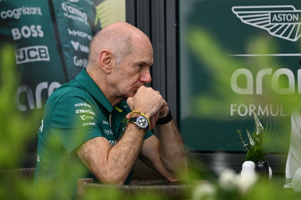 Aston Martin's British team principal Adrian Newey is pictured ahead of the third practice session of the Formula One Australian Grand Prix at the Albert Park Circuit in Melbourne on March 7, 2026.