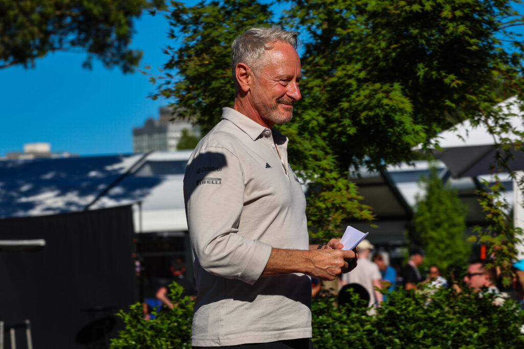 Audi Team Principal Jonathan Wheatley walks in the paddock during previews ahead of the F1 Grand Prix of Australia at Albert Park Grand Prix Circuit on March 5, 2026 in Melbourne, Australia.