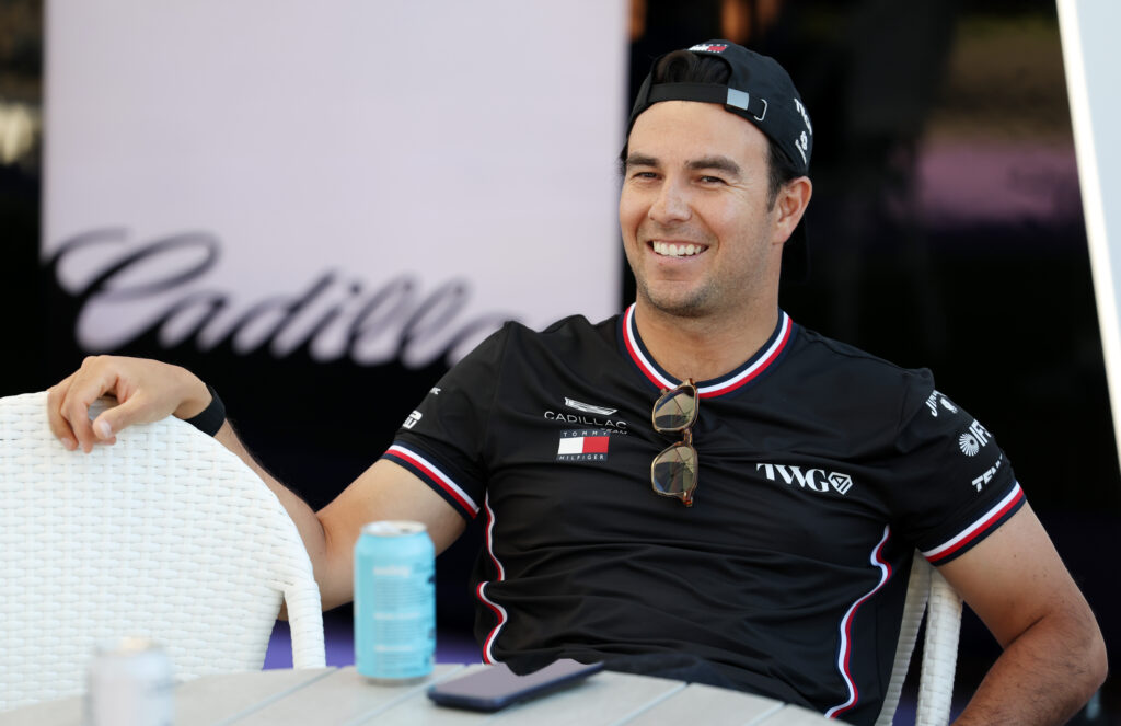 Sergio Perez of Mexico and Cadillac F1 Team looks on during previews ahead of the F1 Grand Prix of Australia at Albert Park Grand Prix Circuit on March 05, 2026 in Melbourne, Australia.