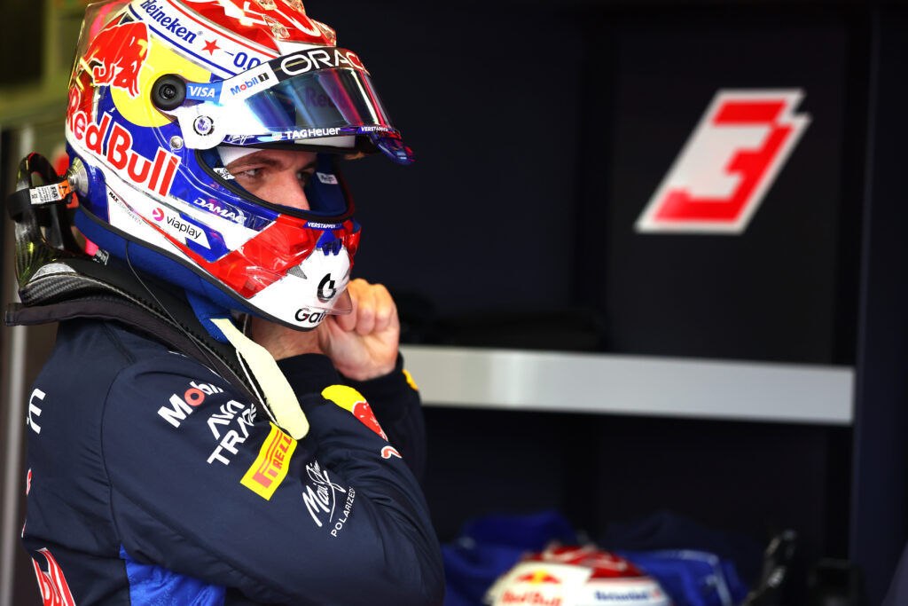 Max Verstappen of the Netherlands and Oracle Red Bull Racing prepares to drive during qualifying ahead of the F1 Grand Prix of Australia at Albert Park Grand Prix Circuit on March 07, 2026 in Melbourne, Australia.