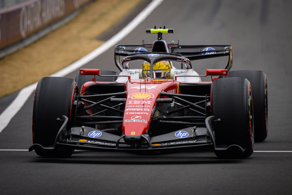 Lewis Hamilton of Great Britain driving the (44) Scuderia Ferrari SF-26 gets on track ahead of the Formula 1 Chinese Grand Prix at Shanghai International Circuit on March 15, 2026 in Shanghai, China.