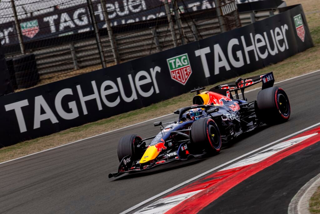 Red Bull driver Max Verstappen on track during the 2026 F1 Chinese Grand Prix