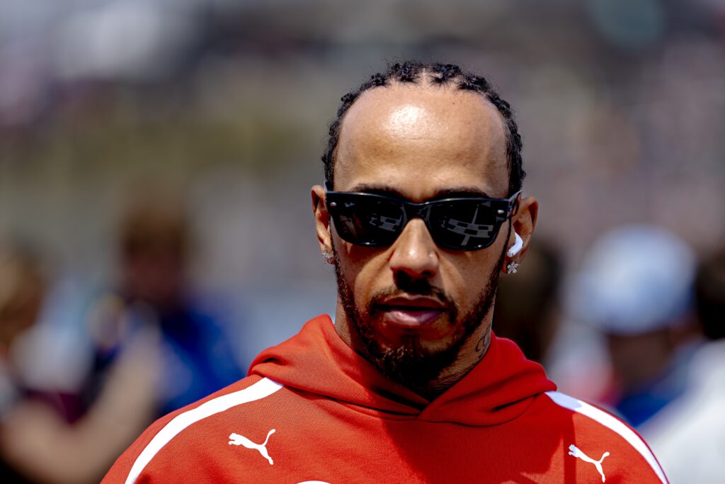 Formula 1 driver Lewis Hamilton of Scuderia Ferrari HP during the Formula 1 Japan Suzuka race at the Suzuka Formula 1 circuit on March 29, 2025, in Suzuka, Japan.