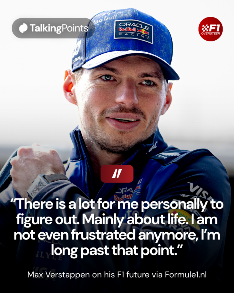 Red Bull driver Max Verstappen in the Suzuka paddock ahead of the 2026 F1 Japanese Grand Prix