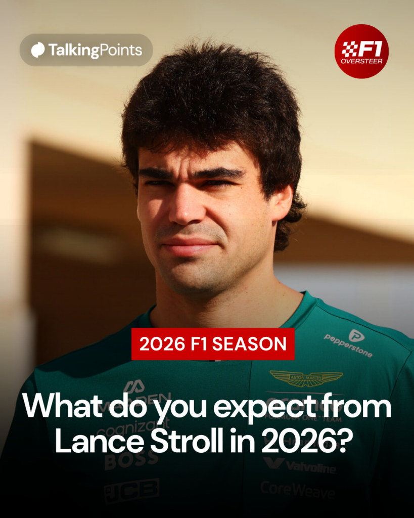 Aston Martin driver Lance Stroll at 2026 Bahrain pre-season testing