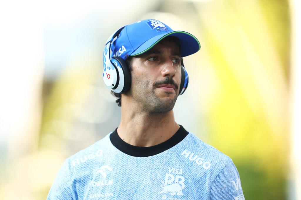 Daniel Ricciardo at his final F1 race for Racing Bulls