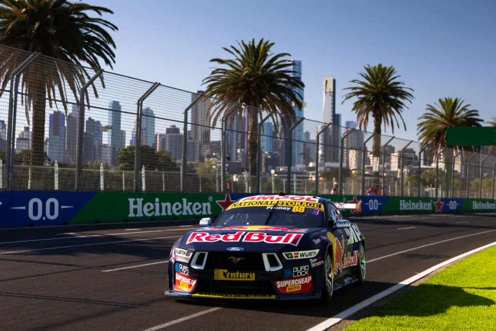 Red Bull Ampol driver Broc Feeney on track during the Australian Supercars Championship round at the 2026 F1 Australian Grand Prix