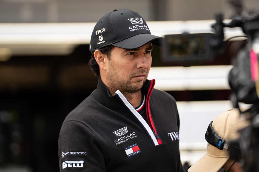 Cadillac Formula 1 Team driver #11 Sergio Perez (MEX) participates in the 2026 Formula 1 Chinese Grand Prix, round 2 of the FIA Formula 1 World Championship, at Shanghai International Circuit in Shanghai, China, on March 12, 2026.