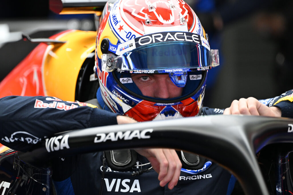 Max Verstappen of the Netherlands and Oracle Red Bull Racing prepares to drive during qualifying ahead of the F1 Grand Prix of Japan at Suzuka Circuit on March 28, 2026 in Suzuka, Japan.