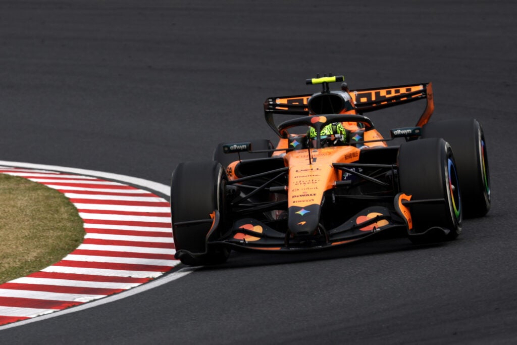 McLaren driver Lando Norris during the 2026 Japanese Grand Prix