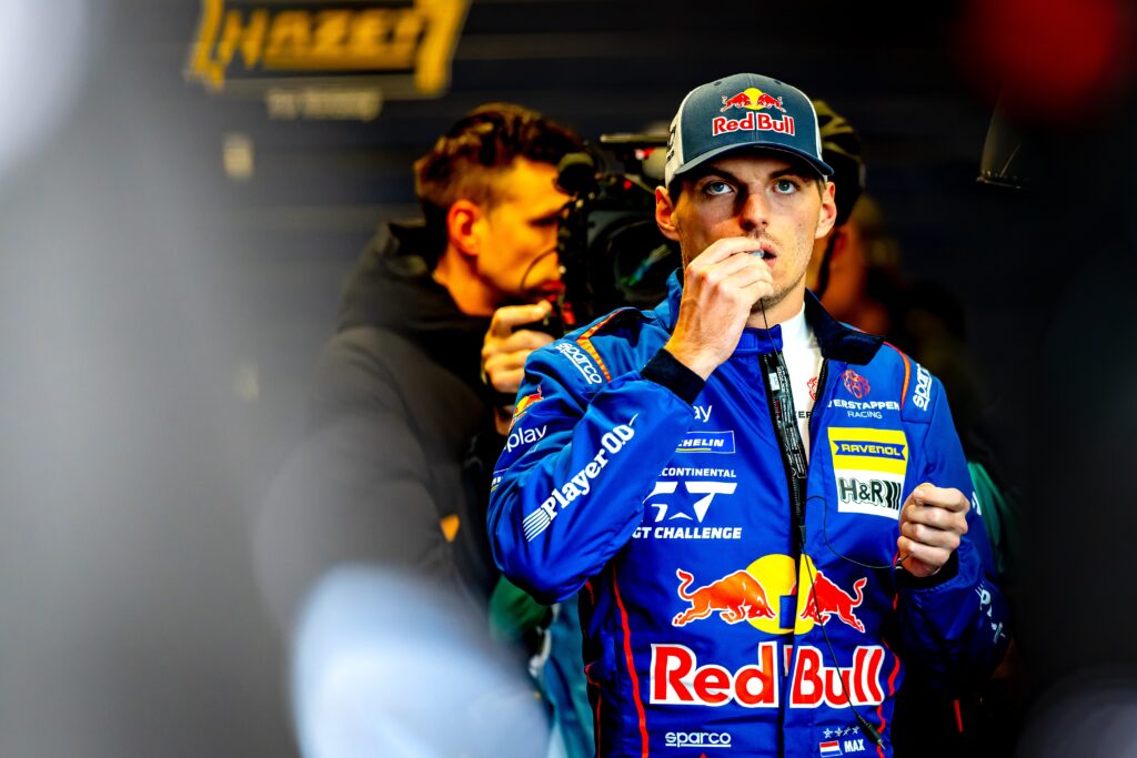 Max Verstappen before his stint during the 24 Hours of Nurburgring