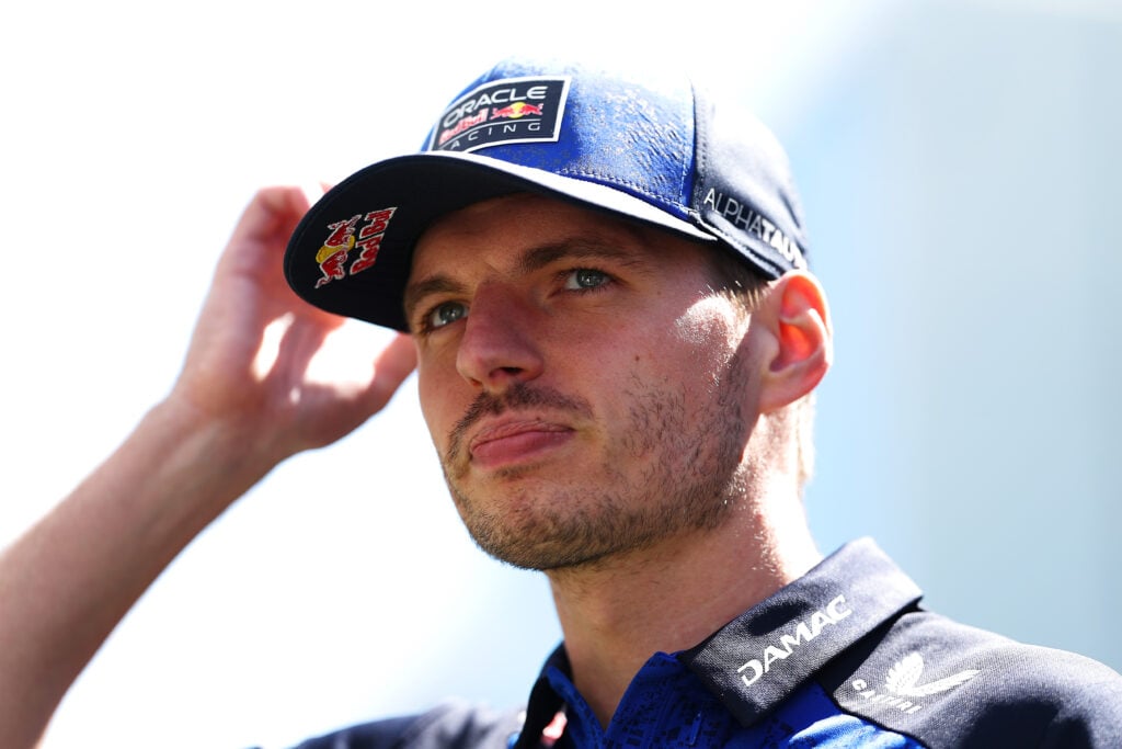 Red Bull driver Max Verstappen arrives at the Circuit Giles-Villenueve ahead of the 2026 Canadian Grand Prix.