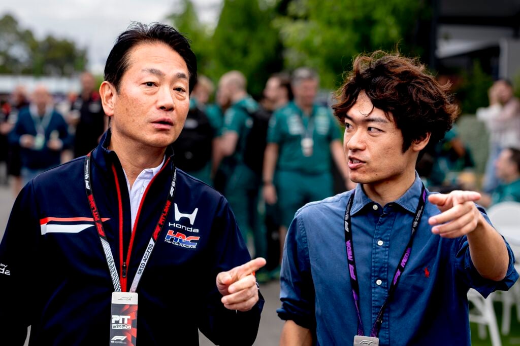 Honda HRC president Koji Watanabe at the Australian Grand Prix.