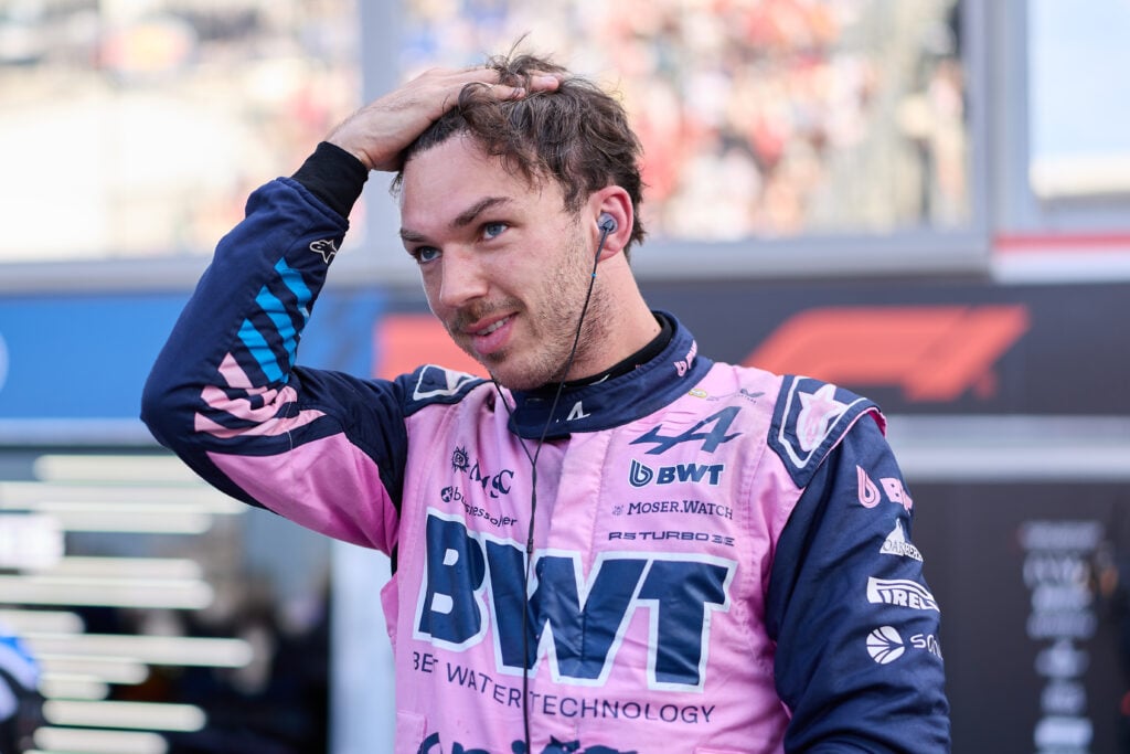 Alpine driver Pierre Gasly during qualifying for the Monaco Grand Prix.