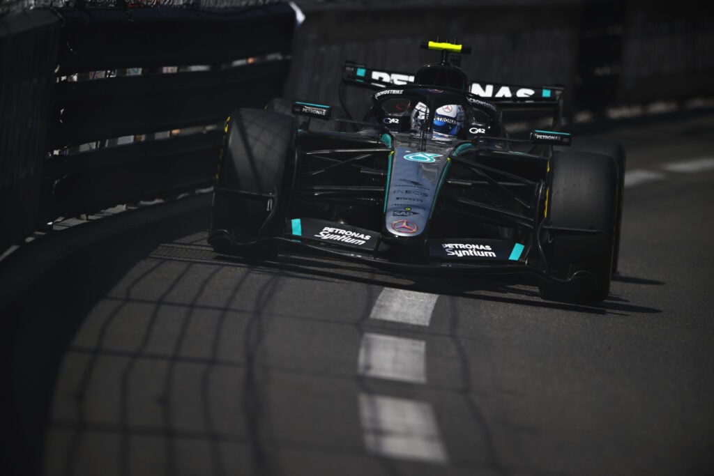 Mercedes driver Kimi Antonelli during the 2026 Monaco Grad Prix