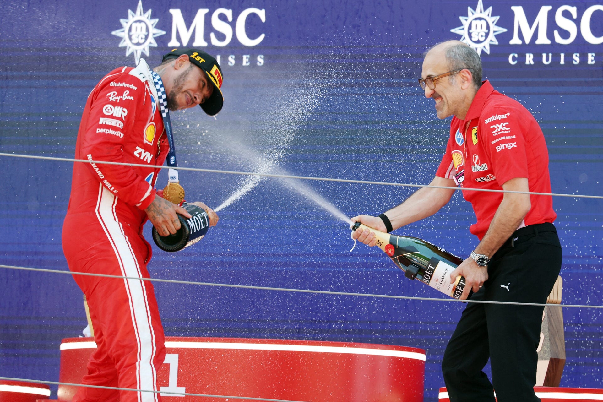 Ferrari have now confirmed the future of Carlo Santi as Lewis Hamilton's race engineer