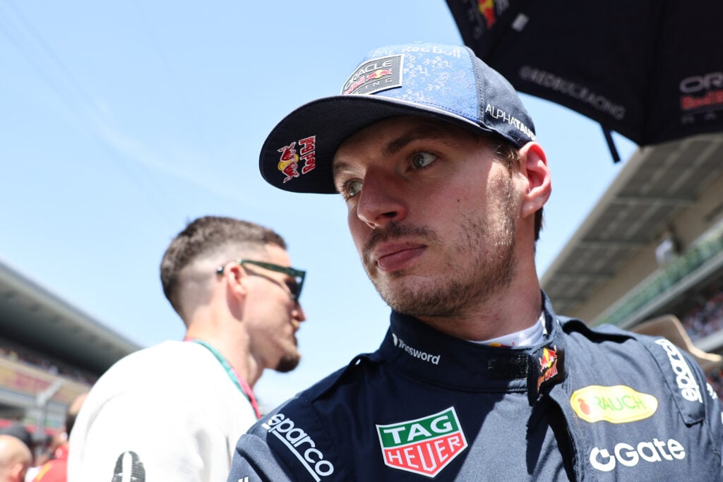 Max Verstappen of Red Bull Racing at the 2025 Barcelona-Catalunya Grand Prix.