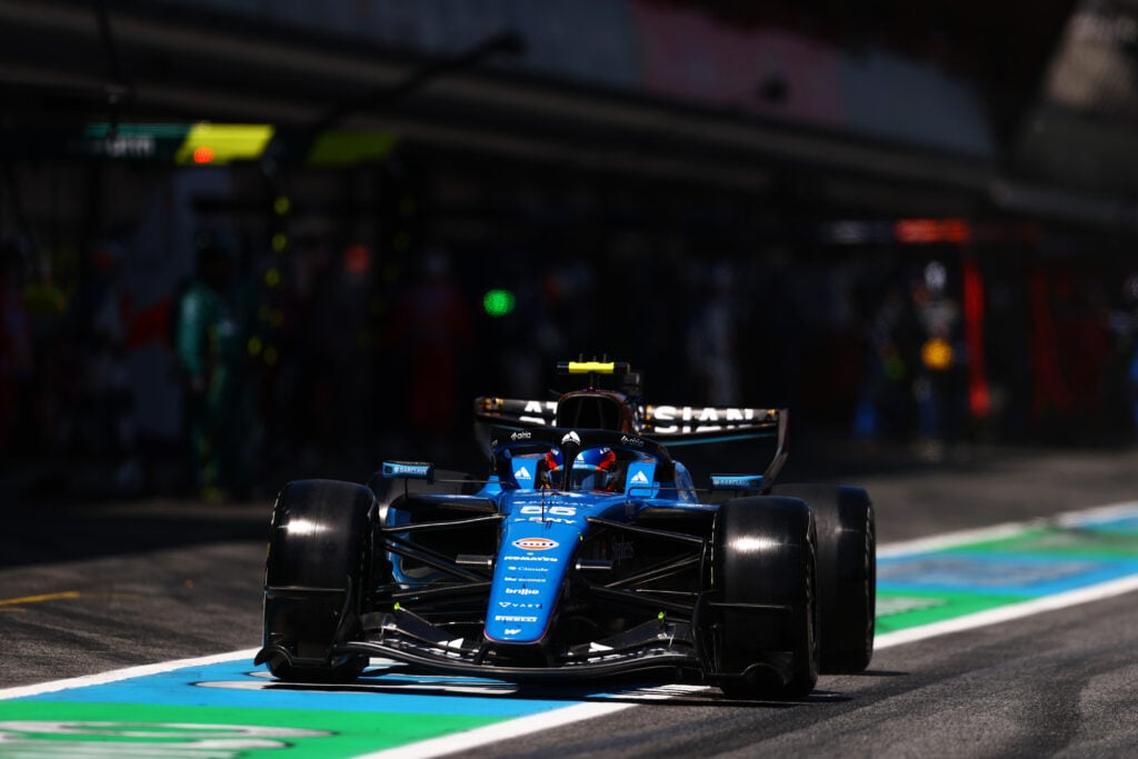 Williams driver Carlos Sainz in the pit lane during the 2026 F1 Barcelona-Catalunya Grand Prix