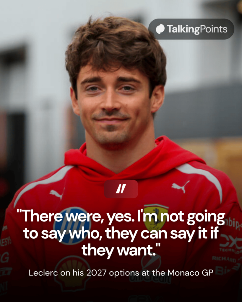 Ferrari driver Charles Leclerc at the 2026 Canadian Grand Prix