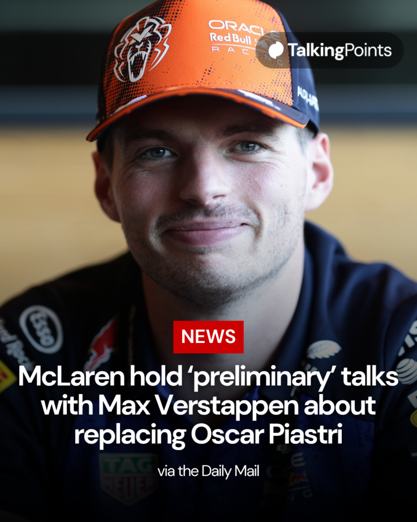 Red Bull driver Max Verstappen speaks to the media ahead of the 2026 F1 Austrian Grand Prix