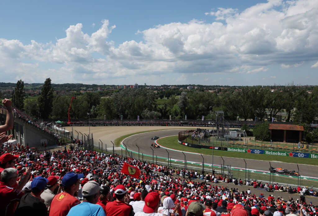 A view of the 2025 Italian Grand Prix at Imola.