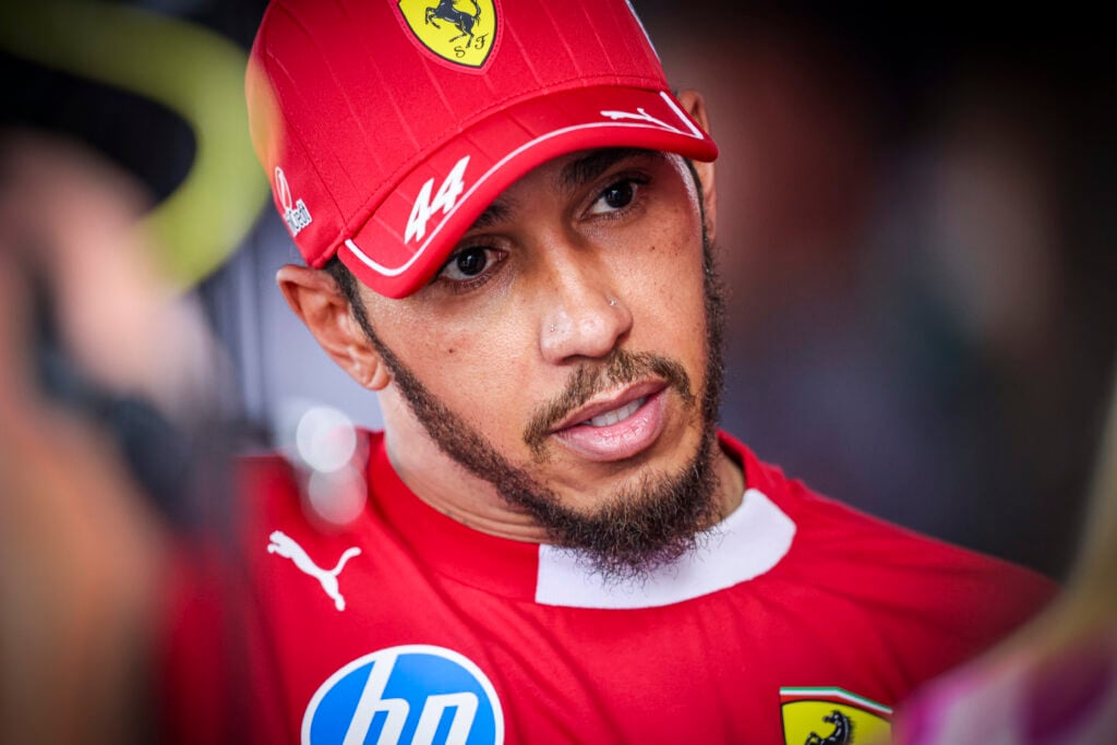 Lewis Hamilton of Ferrari at the 2025 Hungarian Grand Prix.