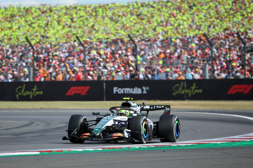McLaren driver Lando Norris on track during the 2026 F1 British Grand Prix