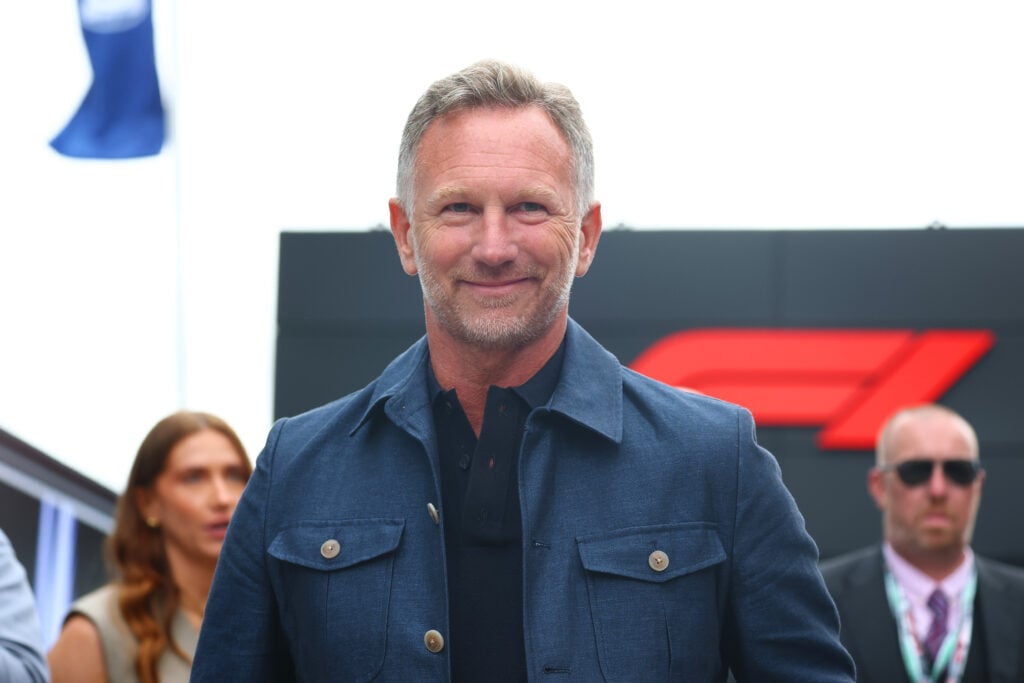 Christian Horner, former Red Bull CEO, returns to the paddock at the British Grand Prix.